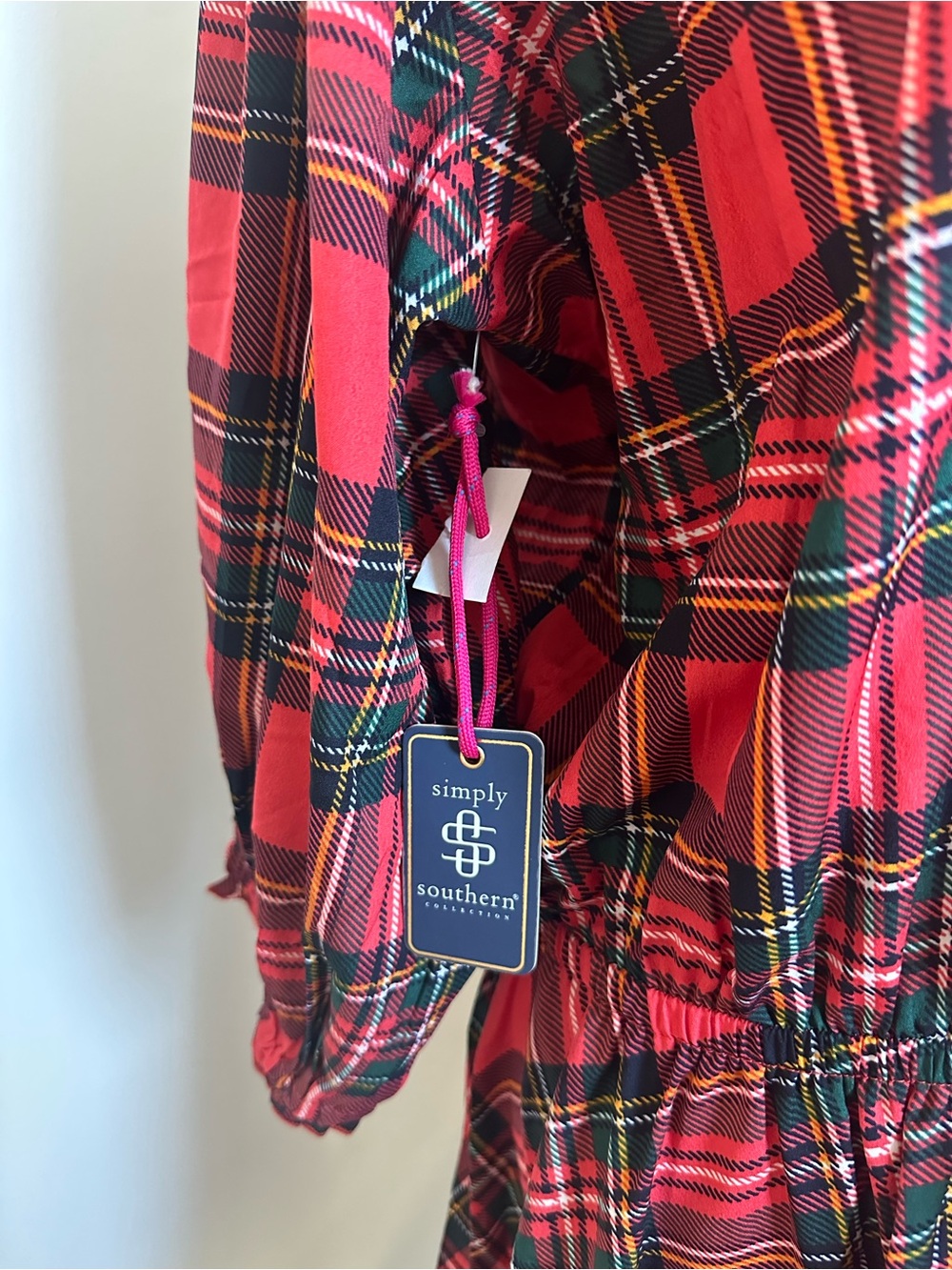 NWT Simply Southern Plaid Dress - Picture 2 of 4